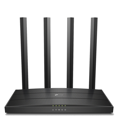 Роутер TP-Link Archer C6U AC1200 черный, фото 1