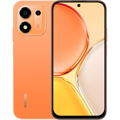Смартфон HONOR X8e 6/256ГБ Оранжевый RU, фото 1